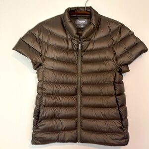 Martha Stewart short sleeved down puffer vest